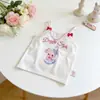Ropa Infantil Coreana 2026 Verano Nuevo Estilo Coreano Niñas Pequeñas y Bebés Color Caramelo Dibujos Animados Linda Dulce Tirantes