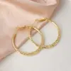 Brincos Grandes Transfronteiriços para Mulheres, Luxo Leve, Design de Alto Padrão, Brincos Argola de Nicho, Argolas Lisas, Argolas Exageradas para Rostos Quadrados e Redondos