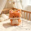 Nuevo Animal de Dibujos Animados Cachorro Cordero Peluche Zorro Muñeco Colgante de Bolso Regalo para Estudiante Muñeco Colgante Pequeño