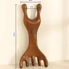 Peine Masajeador de Meridianos de Sándalo Dorado, Peine Masajeador de Sándalo Verde, Peine de Sándalo Rojo, Peine para el Cabello de Sándalo Morado, Caja de Regalo con Grabado