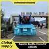 Fabricante Original Exporta Semirreboque de Plataforma Baixa de 4 Eixos de Serviço Pesado para Transporte de Máquinas de Engenharia para América do Sul, Ásia Central e Arábia Saudita