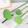 Loto Artificial Hoja de Loto Nueva Vaina de Loto Artificial Falsa Planta Verde Estilo Chino Paisajismo Flor Falsa Hoja de Loto Accesorios de Loto