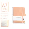 Caderno transfronteiriço personalizado de alto valor a5 com alça caderno de escritório bloco de notas de estudante pu caderno de negócios caixa de presente