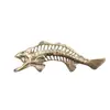 Aleación de Animal Hueso de Pez de Amazonia Llavero Colgante Transfronterizo Europeo y Americano Colgante Personalizado Adorno de Hueso Venta al por Mayor