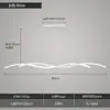 Lámpara de Comedor Araña Moderna Minimalista Nórdica Creativa Diseñador Luz de Tira Larga con Focos Mesa de Comedor Barra de Bar Lámpara de Comedor