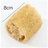 Cepillo para Lavar Platos de Lufa Natural 8/10cm Pulpa de Lufa Cepillo para Quitar Grasa de Cocina Bola Limpiadora Estropajo para Ollas Paño para Lavar Platos