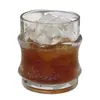 Taza de Hielo Colgante de Gama Alta de Moda, Vaso de Vidrio Estilo Ins con Tacto Suave, Vaso de Agua, Vaso para Café Americano con Hielo, Vaso de Whisky