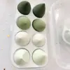 Huevo de Belleza Celebridad de Internet No Absorbe Polvo Esponja para Polvos de Maquillaje Esponja Suave Súper Esponja de Cojín de Aire Almacenamiento Huevo de Maquillaje Húmedo y Seco