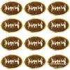 Nuevos en Fábrica Pegatinas de Tela para Voleibol con Borde Dorado Spot Pegatinas para Planchar Ropa DIY Parche Bordado Pegatinas Pegatinas de Tela Creativas para Coser