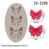 Bow Tie West Point Decoração Bolo Silicone Molde Gota Cola Argila Cerâmica Macia Panificação Bolo de Chocolate Molde Líquido