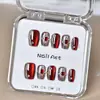 Uñas Portátiles en Caja Transparente al por Mayor para Tiendas Físicas, Parches para Uñas Artísticas, Pegatinas de Uñas Terminadas, Uñas Postizas Removibles