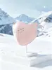Mascarilla Cálida de Felpa Suave Cloud Cake Plus para Mujer, Estéreo 3D Gruesa, Alto Valor Estético, Hace que la Cara Parezca Más Pequeña, Cubrecaras a Prueba de Viento y Frío para Esquí en Otoño e Invierno