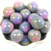 Cuentas de Ojo de Gato Iridiscentes de 16 mm Hechas a Mano con Cuentas de Resina para Pintura al Óleo Cuentas Sueltas Cuentas para Pulseras Accesorios de Joyería DIY Venta al por Mayor