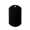 Llavero de Acero Inoxidable, Placa Militar Forma Redonda Larga, Grabado Láser, Desde 1 Yuan, Llavero Redondo de Regalo