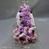 Arreglos florales para fiestas de cumpleaños, flores de mesa tipo cascada, guirnaldas de flores colgantes, exhibiciones decorativas para ventanas, arreglos florales colgantes, flores para decoración de bodas y compromisos