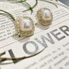 Pendientes de plata S925 con diseño de ojo de gato, estilo coreano, con diseño de hada, elegantes y modernos.