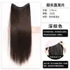 Extensão de Cabelo Super Longa de 70cm para Mulheres, Aumenta o Volume, Fofa, Peça Única, Invisível, Sem Costura, Extensão de Cabelo Curto, Aplique de Cabelo para o Topo da Cabeça