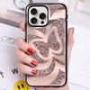 Funda para teléfono móvil Apple 16Pro Max Funda con mariposa y diamantes para Apple 15Pro Max Funda protectora para Apple 15Pro