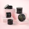 Vendas Diretas da Fábrica Pote de Cola de Esmalte Preto Reembalado Pote de Creme Facial Creme para Olhos Pote de Plástico Cosmético Personalizado Pote Frasco para Máscara Labial