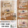 Mesa de Escritorio para Computadora de Escritorio Hogareña con Estantería Combinación Integrada Escritorio de Estudio para Estudiantes Apartamento Pequeño Tablero Perforado