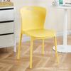 Mesa de Comedor Simple de Moda Silla de Comedor Escritorio Estudio Silla de Plástico Ergonómica con Respaldo Cómoda para Estar Sentado Mucho Tiempo