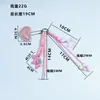 Huayang Corazón de Cuero + Colgante de Caballo Pequeño Charms DIY para Bolsos Adornos de Cuero PU Llavero Cordón Caballo Pequeño Tejido