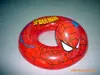 Suministro de fábrica Gesa anillo inflable para natación infantil con diseño de Hombre Araña de PVC anillo inflable para natación de flor