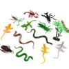 Novo pequeno lagarto cobra louva-a-deus inseto brinquedo modelo educação infantil simulação cognitiva plástico brinquedo kuso