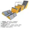 Conjunto de parkour infantil de nove peças, incluindo pista de obstáculos de parkour para fitness e um conjunto completo de equipamentos de treinamento de integração sensorial