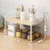 Estante de Mesa em Madeira Maciça Pequena Simples para Quarto Sala de Estar Ferro Forjado Rack de Armazenamento Prateleira de Mesa Rack de Armazenamento de Mesa Personalizado