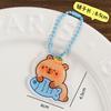 Chaveiro Capivara Chaveiro Desenho Animado Baiacu Pingente Decorativo Fofo Capivara Chave de Carro Acessórios Acrílicos