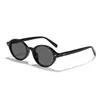 Gafas de Sol Retro Ovaladas Estilo Coreano para Lluvia para Hombres y Mujeres, Estilo Intelectual de Alta Gama, Gafas de Sol Protectoras Solares, Modernas