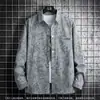 Jaqueta Camisa Casual de Manga Longa Transfronteiriça Comércio Exterior Solta Novo Estilo Primavera Outono 2026 Camisa Moda Masculina Gola Lapela Personalidade