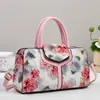 Modelo Nuevo 2025: Bolso Trendy de Hombro Único, Texturizado, Lujo Ligero, Estilo Exportación, Elegante, Moderno, de Gran Capacidad, con Estampado de Contraste de Color, Empalmado