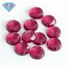 Huagang Gems Placa Triangular Redonda de Fundo Plano 185 # Anel Estilo Panela Cortado em Nano Rosa Face Solta