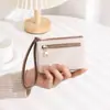 Carteira Curta Feminina Nova Estilo Estampa Fresca 80% de Desconto com Fivela e Zíper, Fofa e de Alto Valor, Porta-Moedas de Pulso