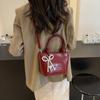 Bolso de Mujer Estilo Coreano Sentido de Alta Gama Bolso de Mano Exquisito 2024 Verano Nuevo plateado Bolso Cruzado Bolso Cesta de Verduras