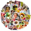 50 Adesivos Engraçados, Celebridades da Internet Transfronteiriças, Pacotes de Expressão Charmosos, Pacotes de Expressão de Personagens, Adesivos Divertidos de Paródia