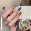 Rhinestones de Circonita Rectangulares Mini Color Caramelo para Arte de Uñas, Granel Brillantes con Base Plana Biselados de Forma Irregular Decoración de Uñas Rhinestones al por Mayor
