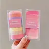 Cuerda para el pelo de coleta alta de color caramelo coreano, básica, no dañina, para pelo de niña, celebridad de Internet, alta elasticidad y duradera, juego de cuerdas para el pelo para mujer