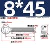 Tornillos Giratorios de Acero Inoxidable 304, Pernos Giratorios, Tornillos de Ojo de Oveja, Tornillos de Ojo de Pez, Varillas Roscadas con Agujeros, Pernos Giratorios M5-M12