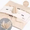 Papel de Envoltura Flor de Algodón de Leche Papel de Algodón para Envoltura de Ramo Pequeño Revestimiento Impermeable Desmontable Set de Material Floral Blanco