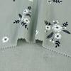 Tela Jacquard de Rayas de Burbujas Flor de Urraca Tela Estampada de Rayas Camisa de Vestir para Mujer Artística Vintage Tejido de Algodón