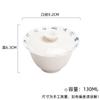Cuenco de tapa de poesía escrita a mano de Mo Ji Juego de té de kung fu Cuenco de té de hogar de neumático fino azul y blanco de porcelana blanca de barro de jade Cuenco de tapa literario