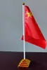 Base para Bandera de Mesa al por Mayor en Stock, Base Plástica en Forma de Torre, Ventilador de Animación de Poliéster con Bandera China, Base para Bandera de Mesa