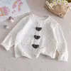 Camiseta Nueva de Otoño 2026 para Niñas con Estampado de Corazones, Top Coreano de Manga Larga con Lunares para Bebé Niña, Camiseta Básica de Primavera y Otoño para Niños