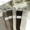 Meias soltas respiráveis versáteis estilo retro old money outono e inverno estilo coreano meias doces de meia-panturrilha femininas
