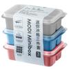Bandeja de Gelo de Silicone Doméstico Caixa de Gelo Suplemento Alimentar Caseiro para Fazer Artefato de Cubo de Gelo Pequeno Congelador Rápido Geladeira Molde de Cubo de Gelo