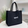 Bolso de mano bolso de lona 2023 nuevo bolso de mujer japonés simple Mori bolso de gran capacidad comercio exterior entrega de una pieza