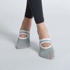 Calcetines de Yoga para Mujer de Venta Caliente al por Mayor, Punta Redonda, Perforados, Calcetines Antideslizantes para el Suelo, Calcetines de Yoga con Agarre para Deportes Fitness